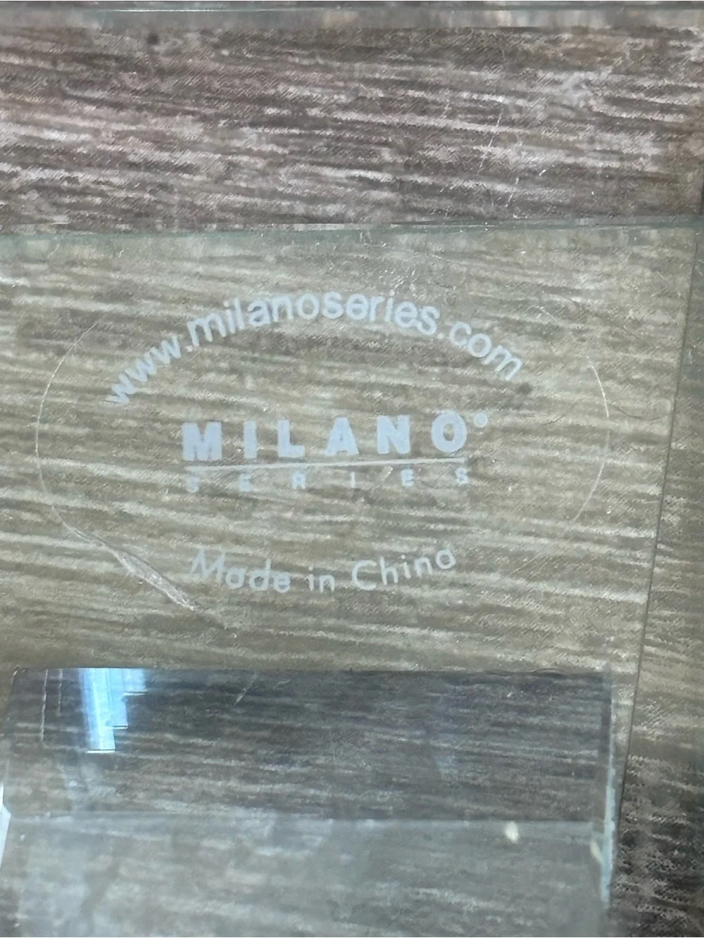 New! Milano Clear Glass Picture Frames